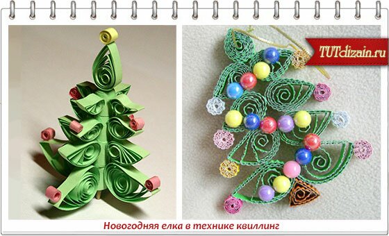 Елка из бумаги в технике Квиллинг, фото мастер-классы Елка из бумаги в технике Квиллинг, фото мастер-классы