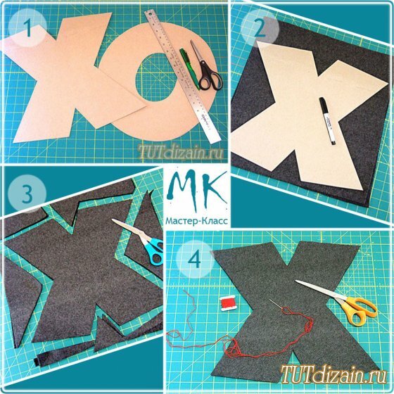 Подушки в форме букв своими руками Подушки в форме букв своими руками