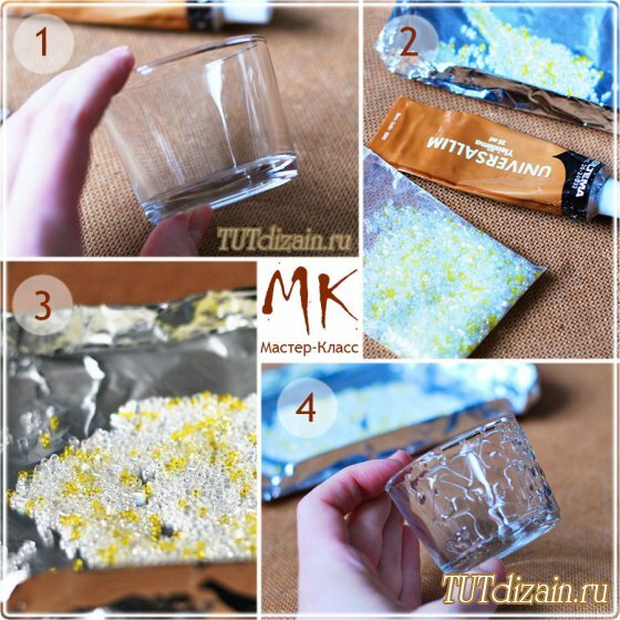 Подсвечник из бисера. МК Подсвечник из бисера. МК